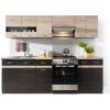Kuchynská linka BRW Junona Line 240 - wenge/dub sonoma + dub sonoma