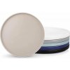 Vancasso Tono Color – kameninová sada tanierov v 6 rôznych odtieňoch, priemer 26,6 cm