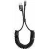 Baseus CALSR-01 Fish Eye Spring dátový USB / Lightning, 2A, 1m, černý