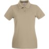 Fruit of the Loom Polokošile Lady-Fit Premium Polo, krátký rukáv, dámská COT-16303055503 L Khaki