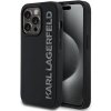 Karl Lagerfeld 3D Rubber Glitter Logo kryt pre iPhone 13 Pro, čierny 57983123901