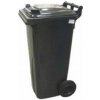 Popolnica 240 l čierna UH kuka KLC