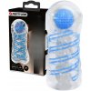 Masturbátor gélový Pretty love modro-priehľadný