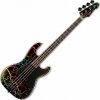 ESP LTD Surveyor '87 Rainbow Crackle Elektrická basgitara (Zánovné)