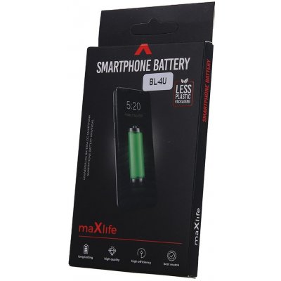 Batéria Maxlife pre Nokia E66 / E75 / C5 / 3120 / BL-4U 1000mAh