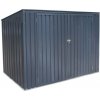 Westmann Kovový 100x172x131 cm tmavosivý