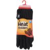 Dámske Heat Holders termo rukavice CABLE Farba: Čierna, Veľkosť: M/L