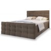 Wilsondo Čalúnená boxspring manželská posteľ Vamon 140x200 - hnedá