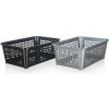 Plastový organizačný košík 30 × 20 × 11 cm, mix farieb