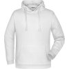 James & Nicholson Mikina JN 796 s kapucí, pánská COT02079600113-white 3XL Bílá