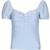 Guess Blúzka SS LAZIZE KNOT TOP Biela