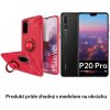 Multifunkčné magnetické púzdro Luxria Ring pre Huawei - Červené pre Huawei: P20 Pro