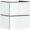 Hansgrohe Xilesa E Umývadlová skrinka, 62x53x47 cm, 2 zásuvky, matná biela 54292700-HG