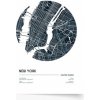 Maps: New York Plakat premium niepersonalizowany, shutterstock grafiki