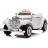 mamido Detské elektrické autíčko Mercedes Benz Retro 540K 4x4 biele