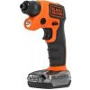 Black&Decker BDCSFS30C Aku šroubovák 3,6V/1,5Ah Li-Ion se svítilnou