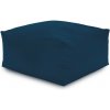 Plyšová taburetka kocka granátová