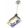 Visačka na plastovú kartu s kotúčom DURABLE CARD HOLDER DE LUXE PRO 85x54mm 10ks