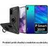 Multifunkčné magnetické púzdro Luxria Ring pre Huawei - Čierne pre Huawei: P Smart 2019