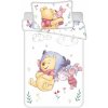 Jerry Fabrics Posteľná bielizeň do postieľky WTP Pú objíma dieťa 100x135, 40x60 cm