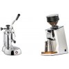 La Pavoni Stradivari Lusso + Eureka Mignon Zero 65 Speedy, CR white