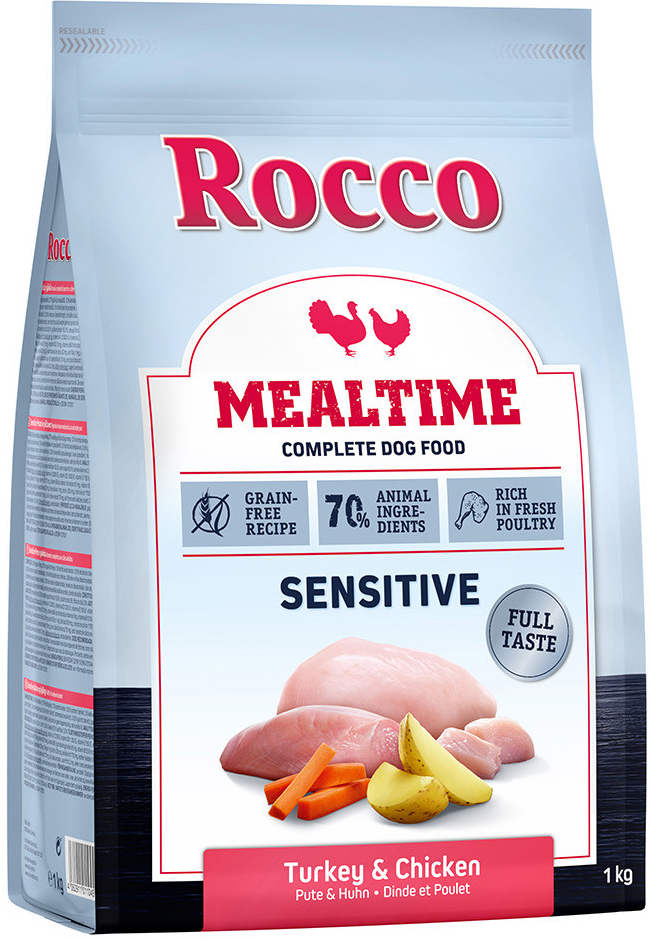 Rocco Mealtime Sensitive morčacie & kuracie 1 kg