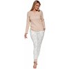 Dámske pyžamo 723/351 Emy - CORNETTE Béžová XL