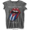 The Rolling Stones tričko Havana Cuba Šedá M
