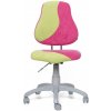 ALBA stolička FUXO S-line ružová/zolená