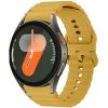 PROTEMIO 85976 WAVE Silikónový remienok pre Samsung Galaxy Watch 7 (40mm / 44mm) žltooranžový