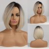 Blond paruka Blond parochňa Adley s tmavými korienkami