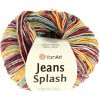 YarnArt Jeans Splash 943 bordovo žltá