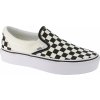 Vans Classic Slip-On Platform Black And White Checker/White 42