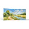 Príroda Letná riečna krajina | Obrazy Vintessia Rozmery panoráma: 30x60