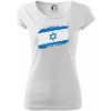 Izrael vlajka Pure dámske tričko Biela