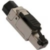 Konektor Solaris SXRJ45-6A-STP-BK-SA STP 8p8c Cat 6a, drôt, priemyselný, samorezná