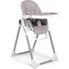 Nukido Detská jedálenská stolička Belo sivá