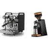 Rocket Espresso Mozzafiato FAST R, black + Eureka Mignon Single Dose PRO, Black & Oak