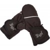 Little Angel DITA Rukavice s palcom Outlast Čierna-výšivka šedá
