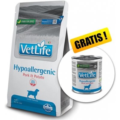 Vet Life dog Hypoallergenic fish & potato 2 kg