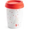 HAZARD. Cestovný hrnček - Červená, 260 mL