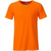 James & Nicholson (Daiber) Klasické chlapčenské tričko z biobavlny 8008B - Oranžová | 2XL