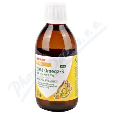 Walmark Zlatá Omega 3 Forte 1500 mg 250 ml