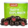 NUTIVA Lyofilizované maliny v horkej čokoláde Tubus 150 g