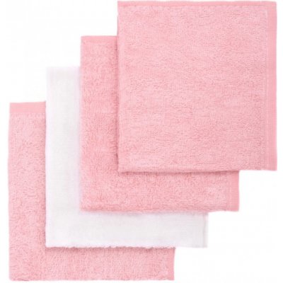 T-TOMI BIO Bamboo Baby Washcloths hubka na umývanie Pink 25 x 25 cm 4 ks