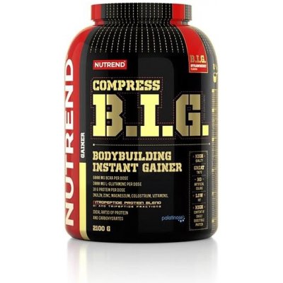 Nutrend COMPRESS B.I.G., 2 100 g, jahoda