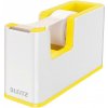 Dispenzor s páskou Leitz WOW biely/žltý - 1 kus - 1 KS - Leitz - - žltá LEITZ