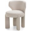 Hector Jedálenská dizajnová stolička Elaine boucle krémová