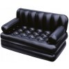 Dvojlôžkový matrac SOFA DMUCHANA DLA 2 OSÓB MATERAC DMUCHANY 188 x 152 x 64 cm modrý