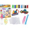 Lean Toys Magické vodné korálky – stavebné stroje